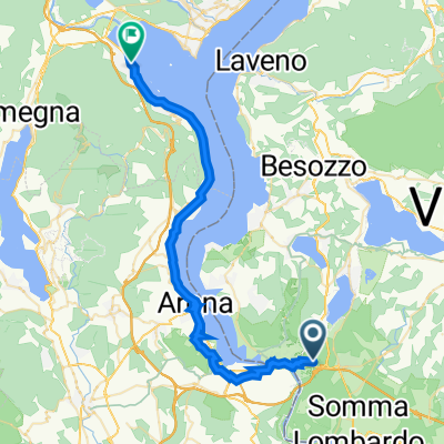 Via Legnate 14, Sesto Calende to Corso Giuseppe Garibaldi 89A, Baveno