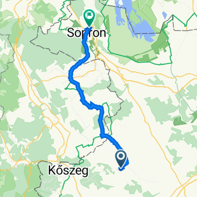 Attila utca 1, Csepreg - Feketevárosi utca 28, Sopron