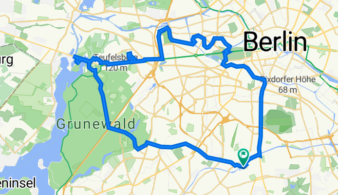 Kurfürstenstraße 2, Берлин до Kurfürstenstraße 2, Берлин