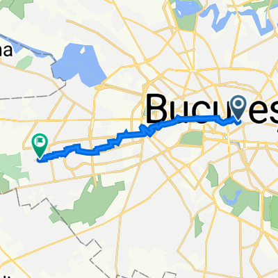 Strada Teodor Ștefănescu, 1, Bucharest to Aleea Masa Tăcerii, 7, Bucharest