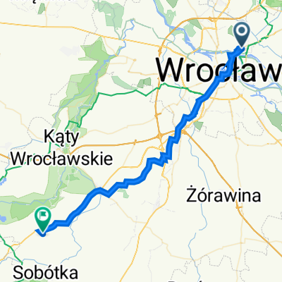 Bolesława Krzywoustego 13, Wrocław to Rogowska 3, Wojnarowice