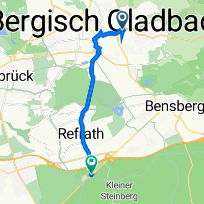 Quirlsberg 1, Bergisch Gladbach nach Rather Weg, Köln