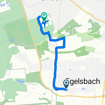 Thüringer Straße 34, Egelsbach to Berliner Allee 73, Langen