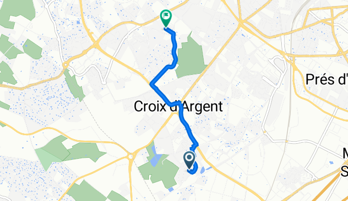 360 Avenue des Bergamotes, Montpellier to 191 Rue du Fer à Cheval, Montpellier