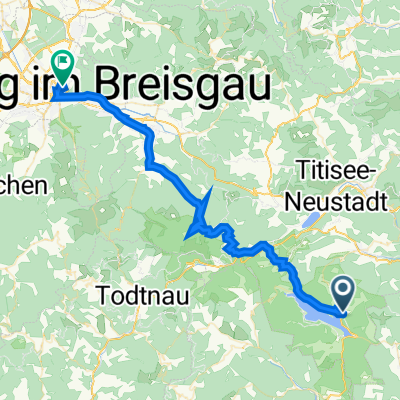 Im Wiesengrund 5, Schluchsee nach Wasserstraße 5, Freiburg im Breisgau