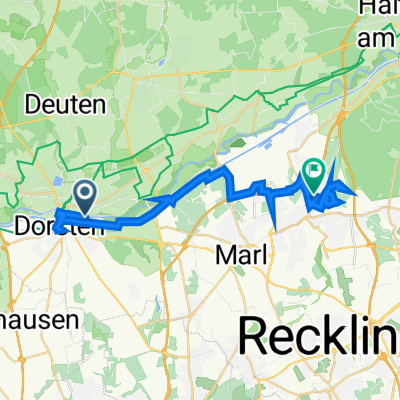 Dorsten nach Birkenstraße 7, Marl