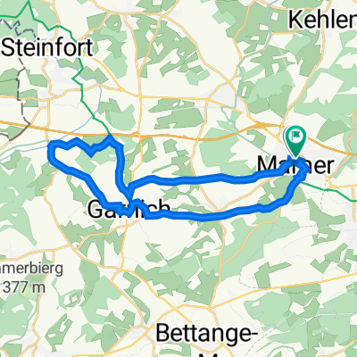 13 Rue du Commerce, Mamer-Sud to 8 Rue du Commerce, Mamer-Sud