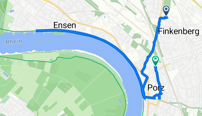 Stresemannstraße 24, Köln nach Josefstraße 56, Köln