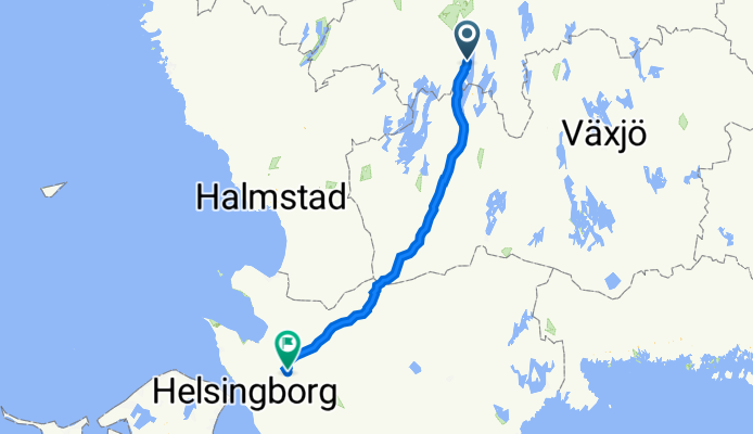 Strandhällen 1, Åminne, Värnamo to Skåneleden, Åstorp