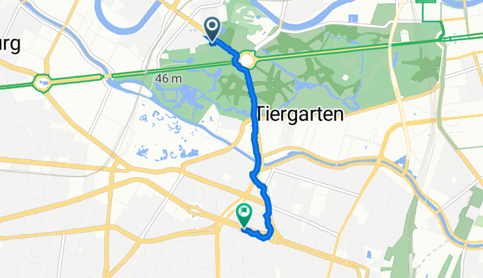 Altonaer Straße 1, Berlin nach Eisenacher Straße 1, Berlin