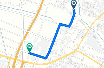 Route in der Bikemap App öffnen