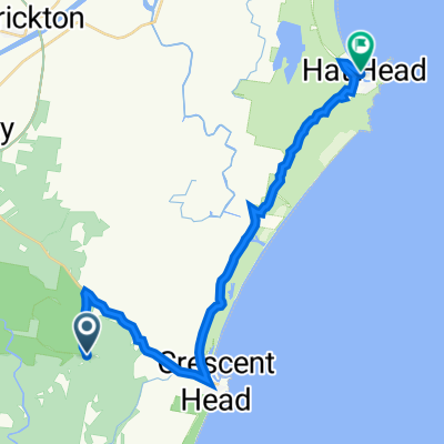 Beranghi Road 307, Crescent Head to Straight Street 22, Hat Head
