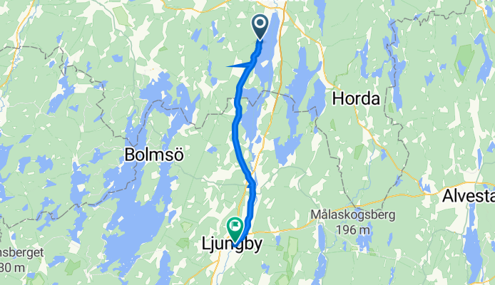 Strandhällen 1, Åminne, Värnamo to Drottninggatan 34, Ljungby