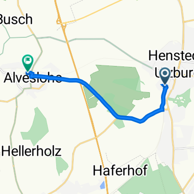 Neubrandenburger Straße 62, Henstedt-Ulzburg nach Bahnhofstraße 4a, Alveslohe