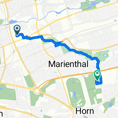 Brauhausstieg 15, Hamburg nach Stoltenstraße 38, Hamburg