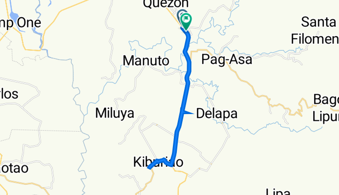 Route to P486+FRF, Quezon