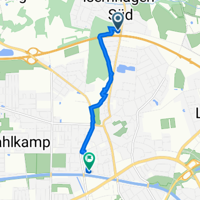 Burgwedeler Straße 30, Hannover nach Schneidemühler Weg 39, Hannover