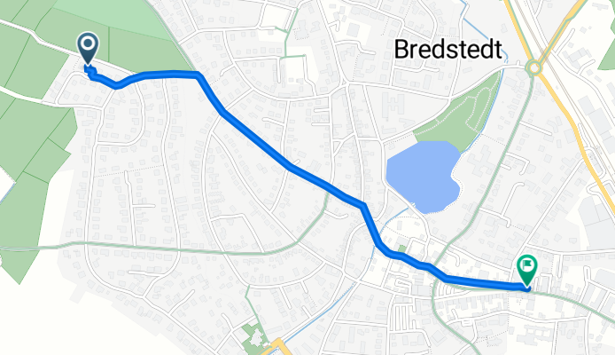 Hörn 8A, Bredstedt nach Osterstraße 60, Bredstedt