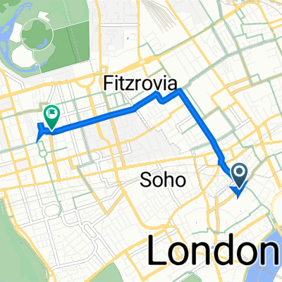 45–53 Long Acre, London to 6 Marylebone High St, London