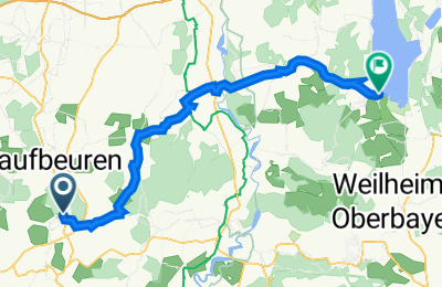 Route in der Bikemap App öffnen