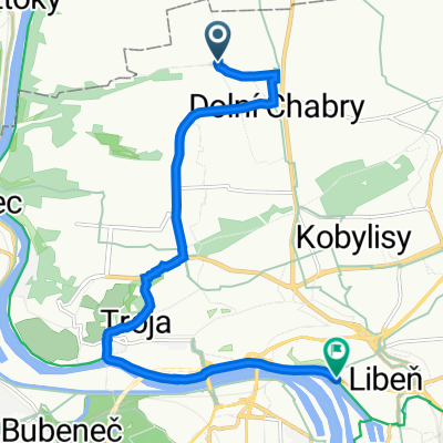 Pod Zámečkem 6, Praha 8 to U Českých loděnic 12, Praha 8