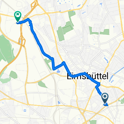 Eimsbütteler Straße 5, Hamburg nach Lederstraße 72, Hamburg