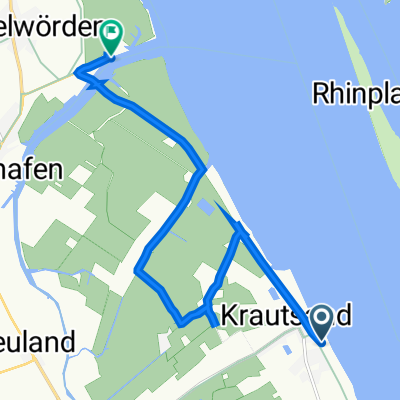 Elberadweg, Drochtersen nach E9, Wischhafen