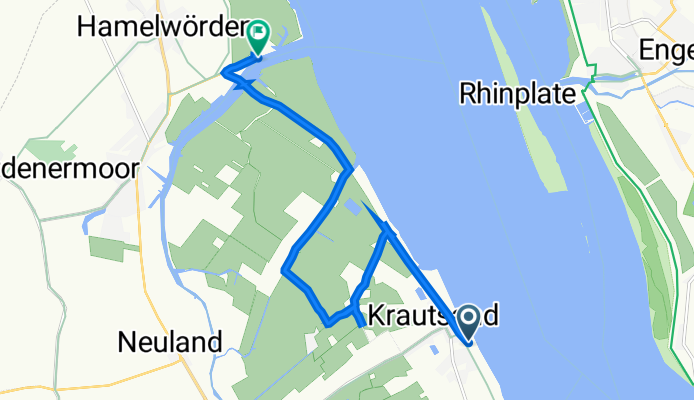 Elberadweg, Drochtersen nach E9, Wischhafen