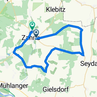 Zallmsdorfer Straße 2, Zahna-Elster nach Bachstraße 19, Zahna-Elster