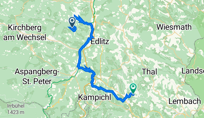 Hochegger Straße 78 nach Tiefenbachstraße 12, Krumbach