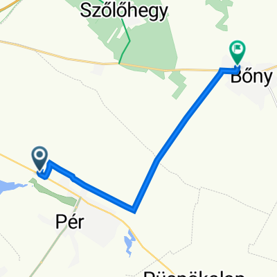 81-es Főút, Pér to Bőny