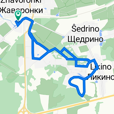 Берёзовая улица, 16, Жаворонки до Берёзовая улица, 16, Жаворонки