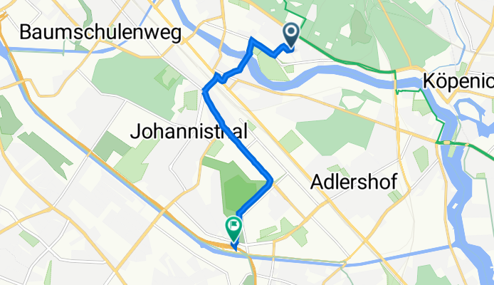 Slabystraße 17, Berlin nach Eisenhutweg 126, Berlin