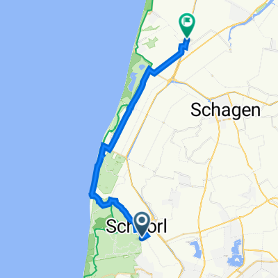 Bickerslaan 10, Schoorl nach Kanaalkade 57, 't Zand