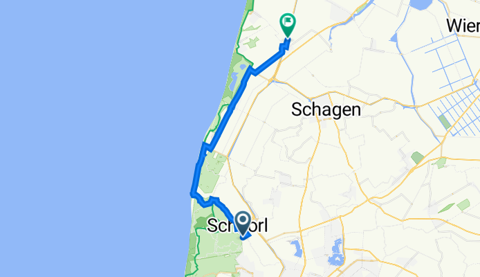 Bickerslaan 10, Schoorl nach Kanaalkade 57, 't Zand