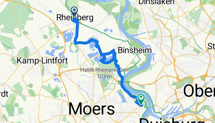Ankerstege 1, Rheinberg nach Lauerstraße, Duisburg