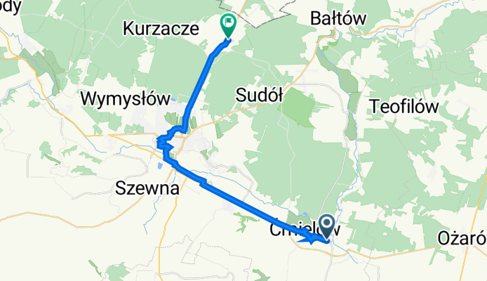 Droga Wojewódzka 755 232, Ćmielów do Sarnówek Duży