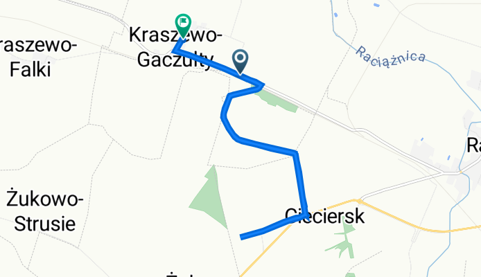 Kraszewo-Sławęcin, Raciąż do Kraszewo-Gaczułty 27, Raciąż