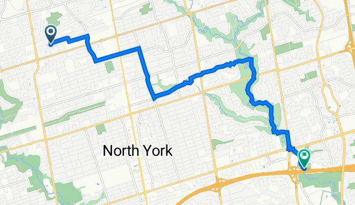 197 Crestwood Rd, Vaughan to Betty Sutherland Tr, Toronto