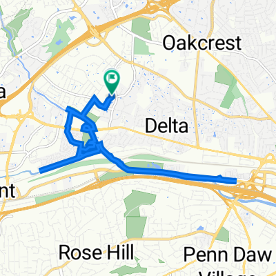 706 N Howard St, Alexandria to 622 N Howard St, Alexandria