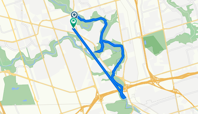 80 Beaumonde Heights Dr, Toronto to 64 Harlow Cres, Toronto