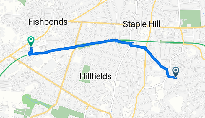 90 Church Road, Bristol to 690 Fishponds Road, Bristol