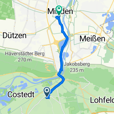 Teichweg 5, Porta Westfalica nach Lindenstraße 36, Minden