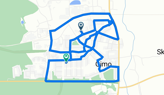 Köpmangatan 8B, Gimo to Rönngatan 17, Gimo