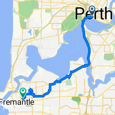 6 The Esplanade, Perth to 61 Forrest St, Fremantle