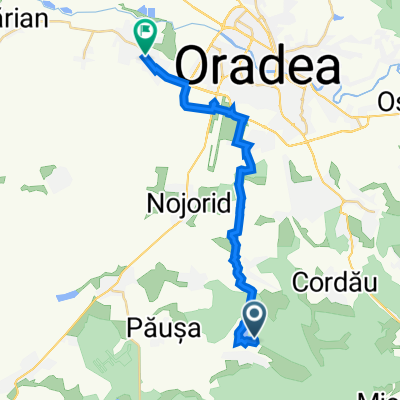 Comuna Nojorid to Strada Privighetorii 46a, Oradea