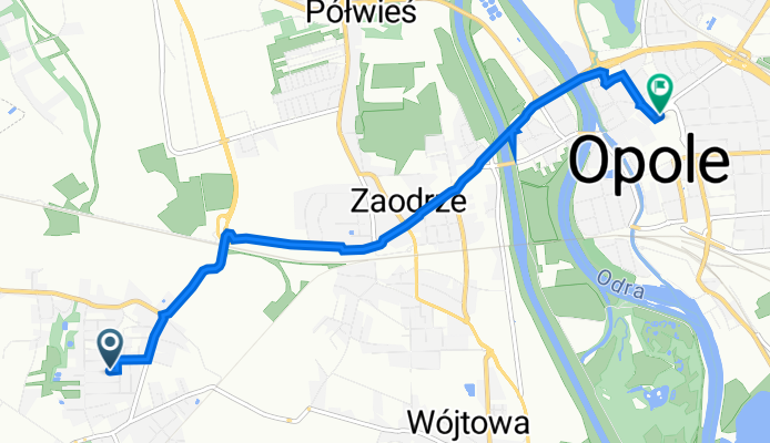 Chabrowa 4, Opole do pl Mikołaja Kopernika 17, Opole