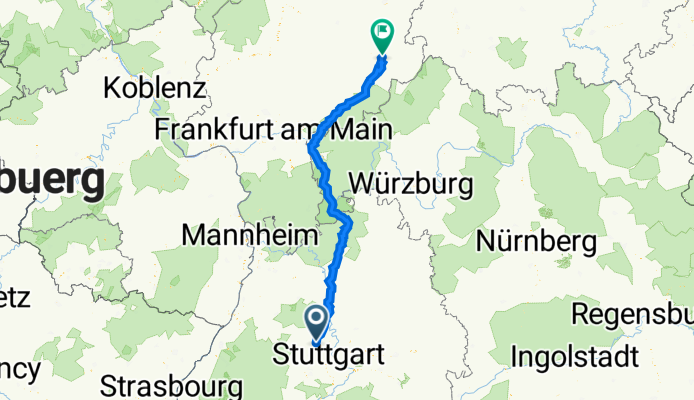 Mozartstraße 13, Schwieberdingen nach Friedrichstraße 26, Fulda
