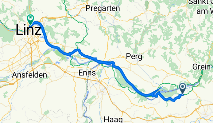 L6058, Ardagger nach Linke Brückenstraße 2S, Linz