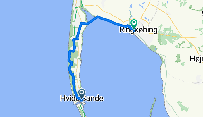 Nørregade 1, Hvide Sande nach Vestergade 2, Ringkøbing